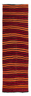 Alfombra de pasillo Alfombra Kelim - Antigua - 300 x 100 cm - multicolor