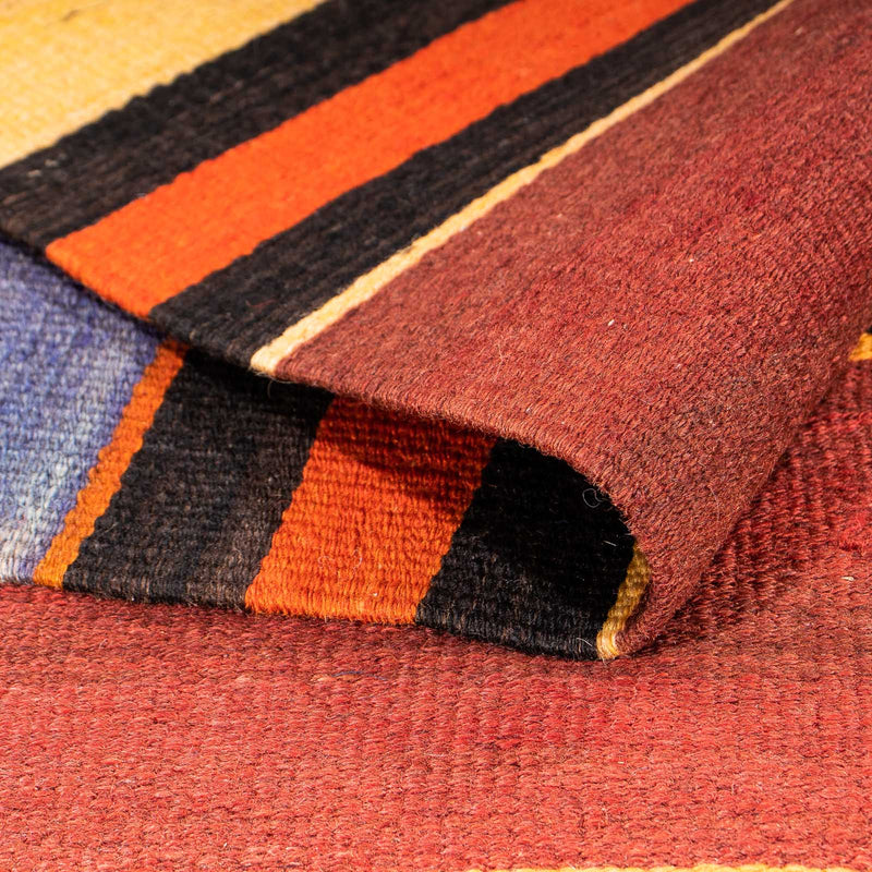 Alfombra de pasillo Alfombra Kelim - Antigua - 290 x 115 cm - multicolor