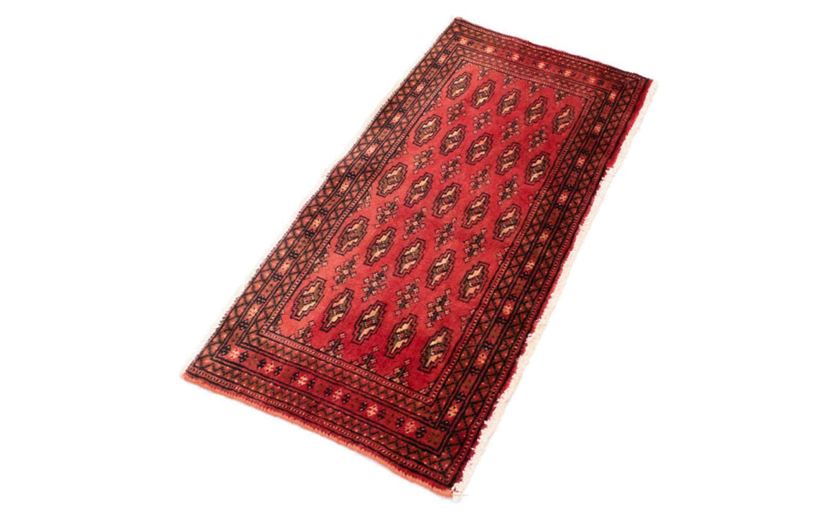 Alfombra de pasillo Alfombra Turkaman - 100 x 50 cm - rojo