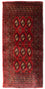 Alfombra de pasillo Alfombra Turkaman - 100 x 50 cm - rojo