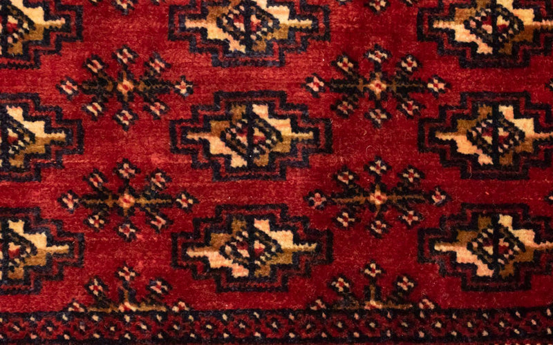 Alfombra de pasillo Alfombra Turkaman - 100 x 50 cm - rojo