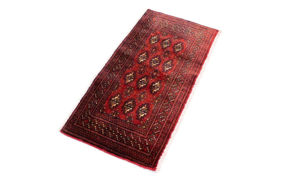 Alfombra de pasillo Alfombra Turkaman - 100 x 50 cm - rojo