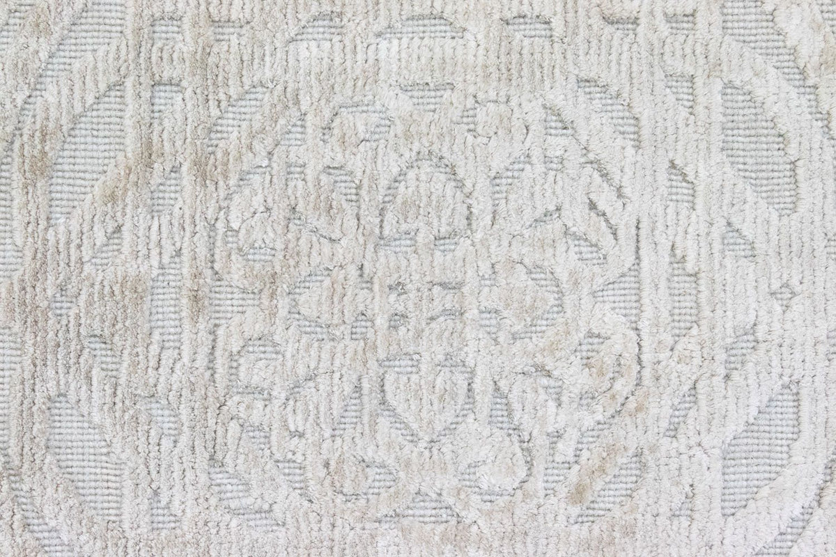 Alfombra de lana cuadrado - 67 x 66 cm - beige