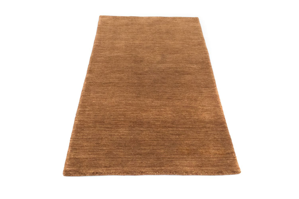 Alfombra de lana - 141 x 73 cm - marrón