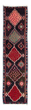 Alfombra de pasillo Alfombra Kelim - Antigua - 370 x 100 cm - multicolor