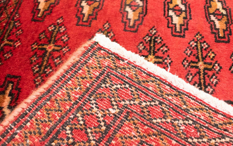 Alfombra de pasillo Alfombra Turkaman - 100 x 50 cm - rojo