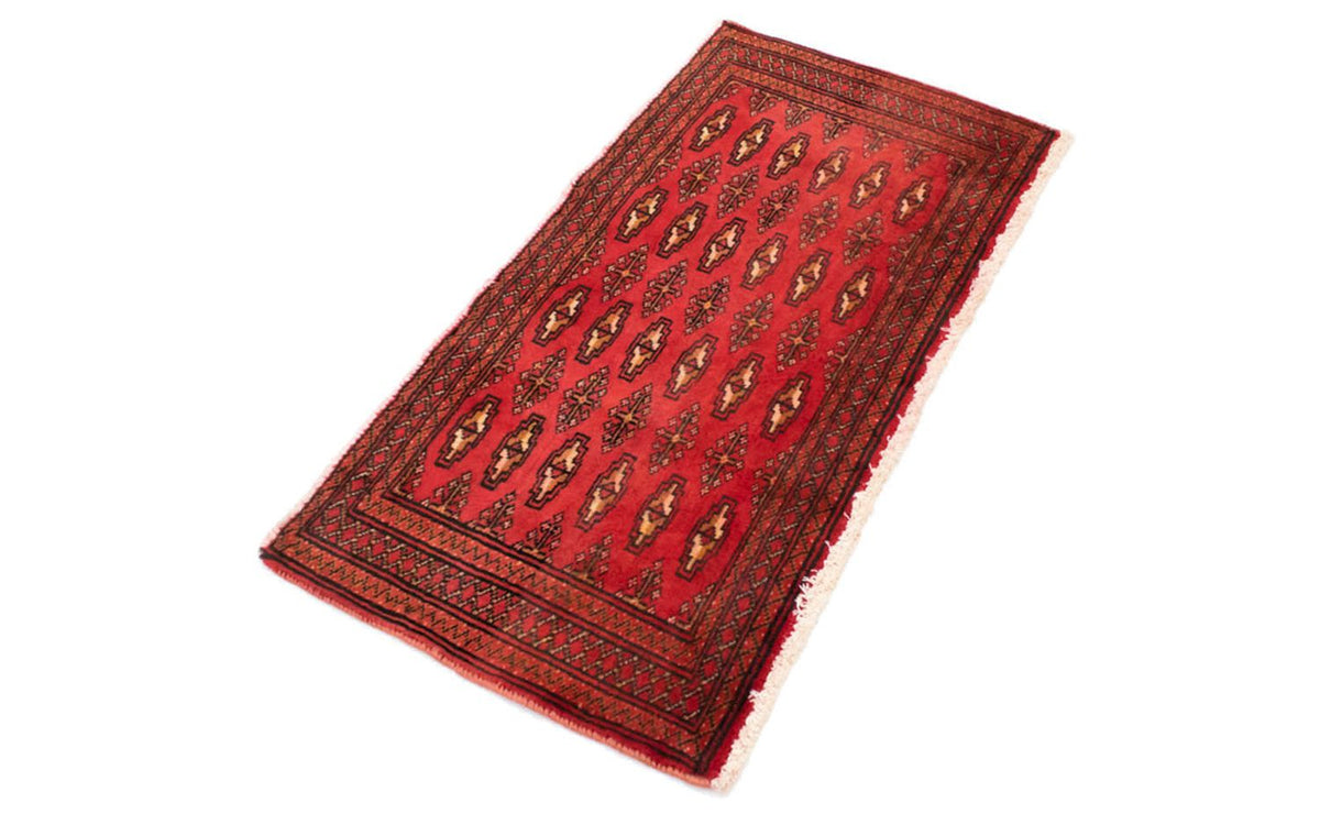 Alfombra de pasillo Alfombra Turkaman - 100 x 50 cm - rojo