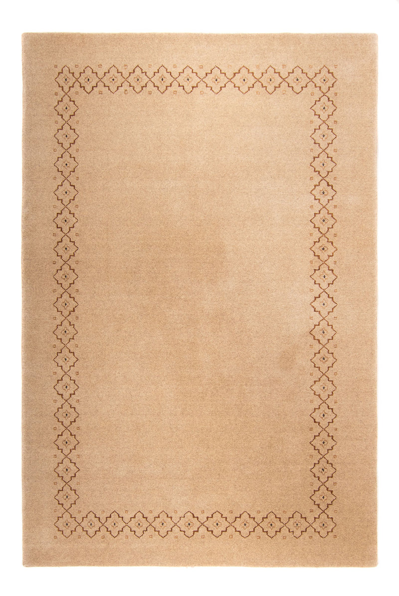 Alfombra Gabbeh - Loribaft Softy - 242 x 170 cm - marrón claro