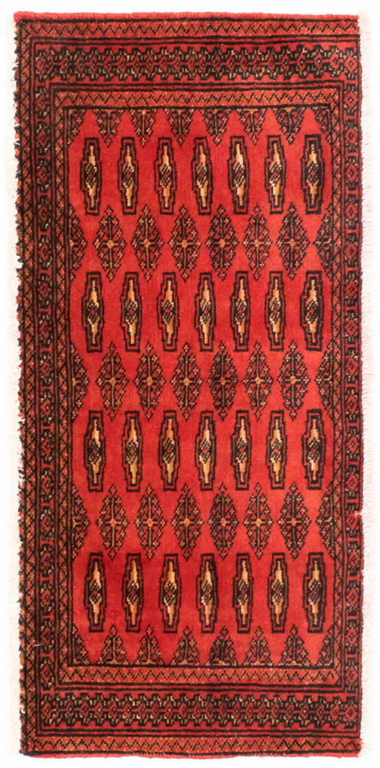 Alfombra de pasillo Alfombra Turkaman - 100 x 50 cm - rojo
