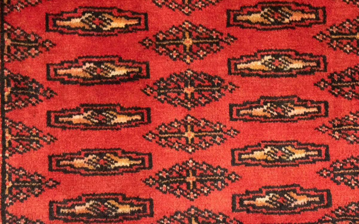 Alfombra de pasillo Alfombra Turkaman - 100 x 50 cm - rojo