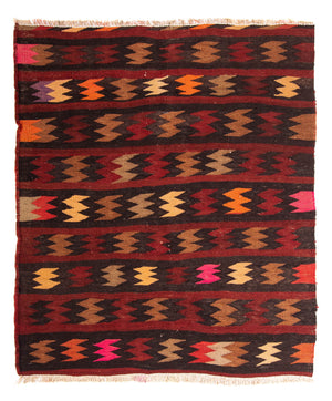 Alfombra Kelim - Antigua - 110 x 100 cm - multicolor