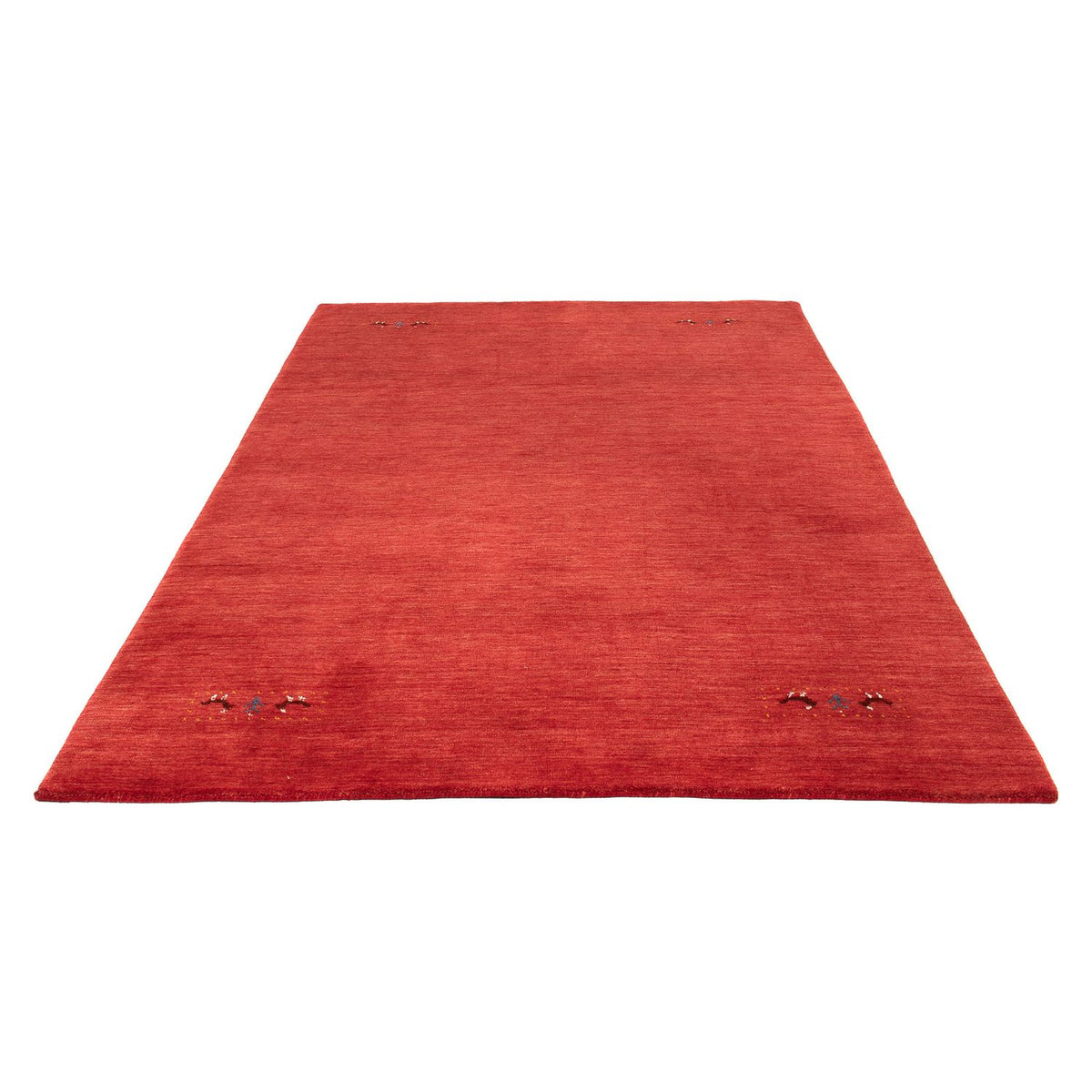 Alfombra Gabbeh - Loribaft Softy - 240 x 170 cm - rojo oscuro