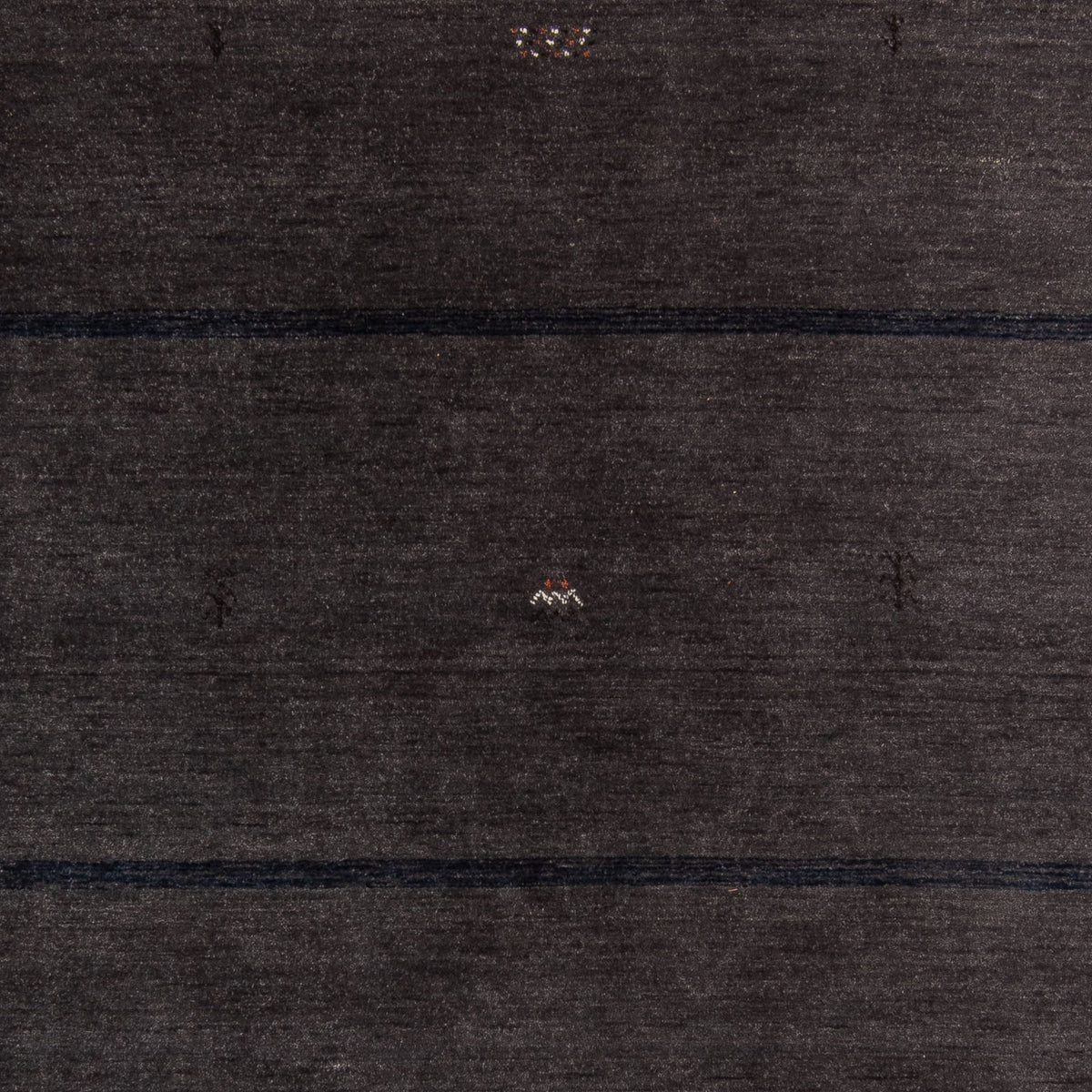 Alfombra Gabbeh - Loribaft Softy - 240 x 173 cm - marrón oscuro