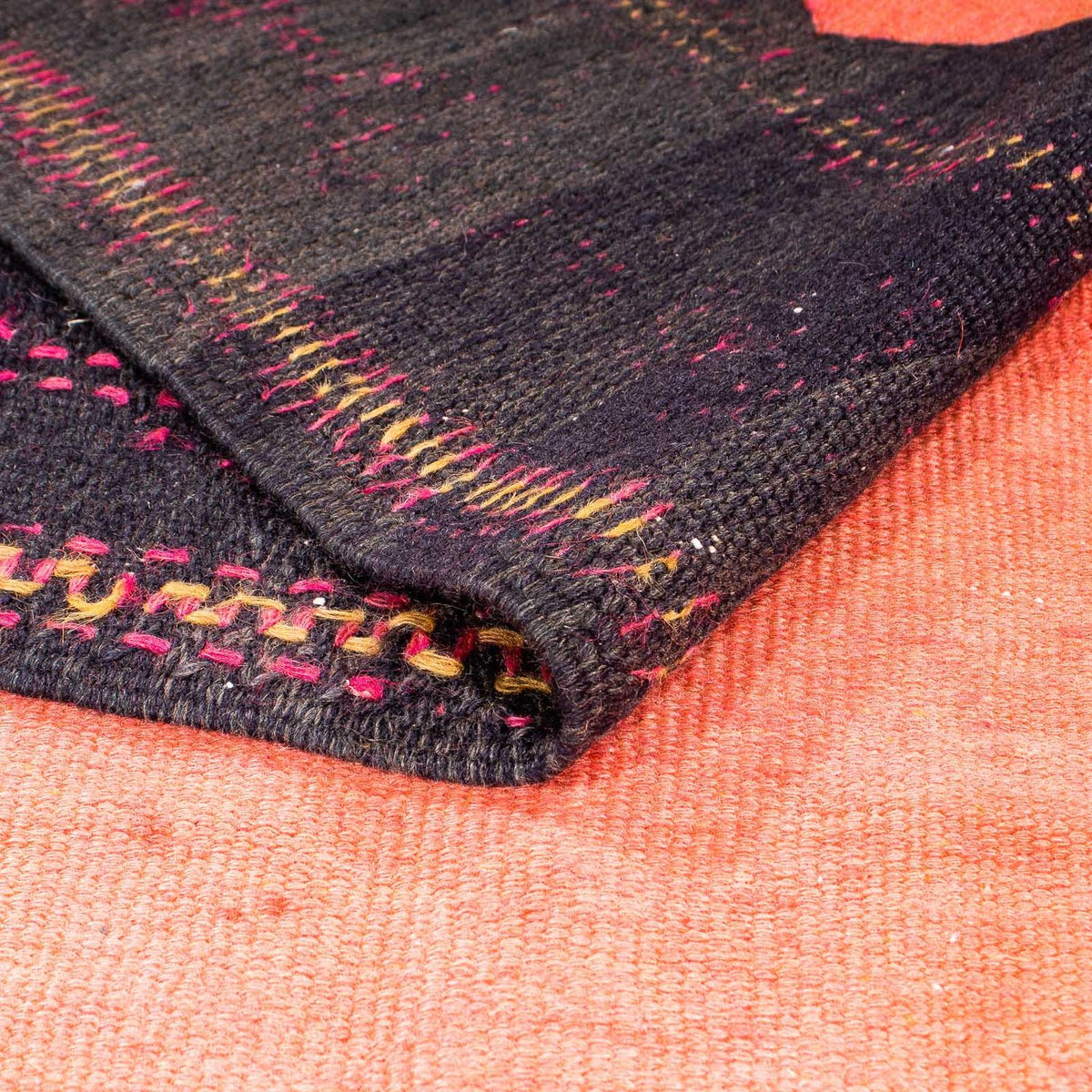 Alfombra de pasillo Alfombra Kelim - Antigua - 360 x 145 cm - multicolor