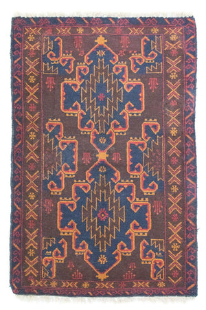 Alfombra Belutsch - 131 x 87 cm - marrón