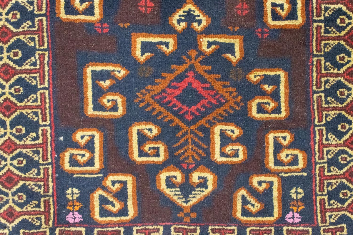 Alfombra Belutsch - 130 x 80 cm - azul