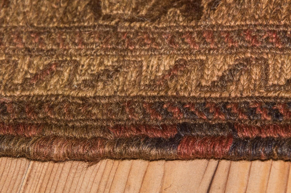 Alfombra Kelim - Antigua - 276 x 182 cm - marrón