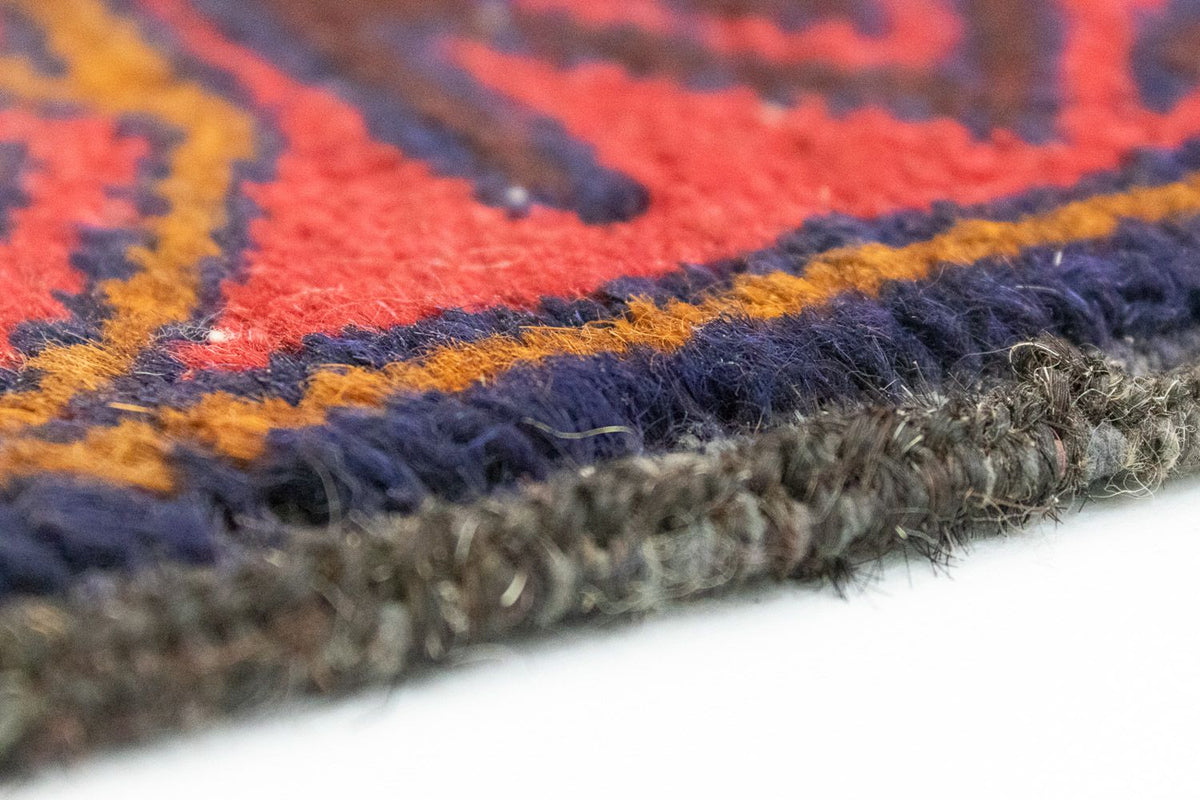 Alfombra Belutsch - 128 x 84 cm - rojo