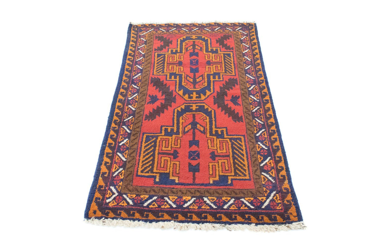 Alfombra Belutsch - 134 x 75 cm - rojo