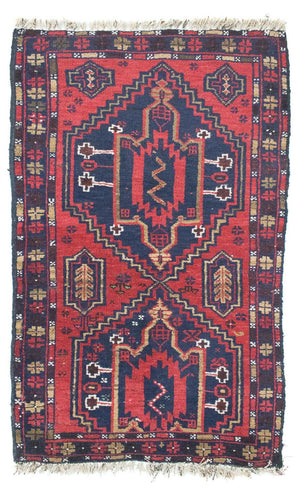 Alfombra Belutsch - 127 x 77 cm - azul