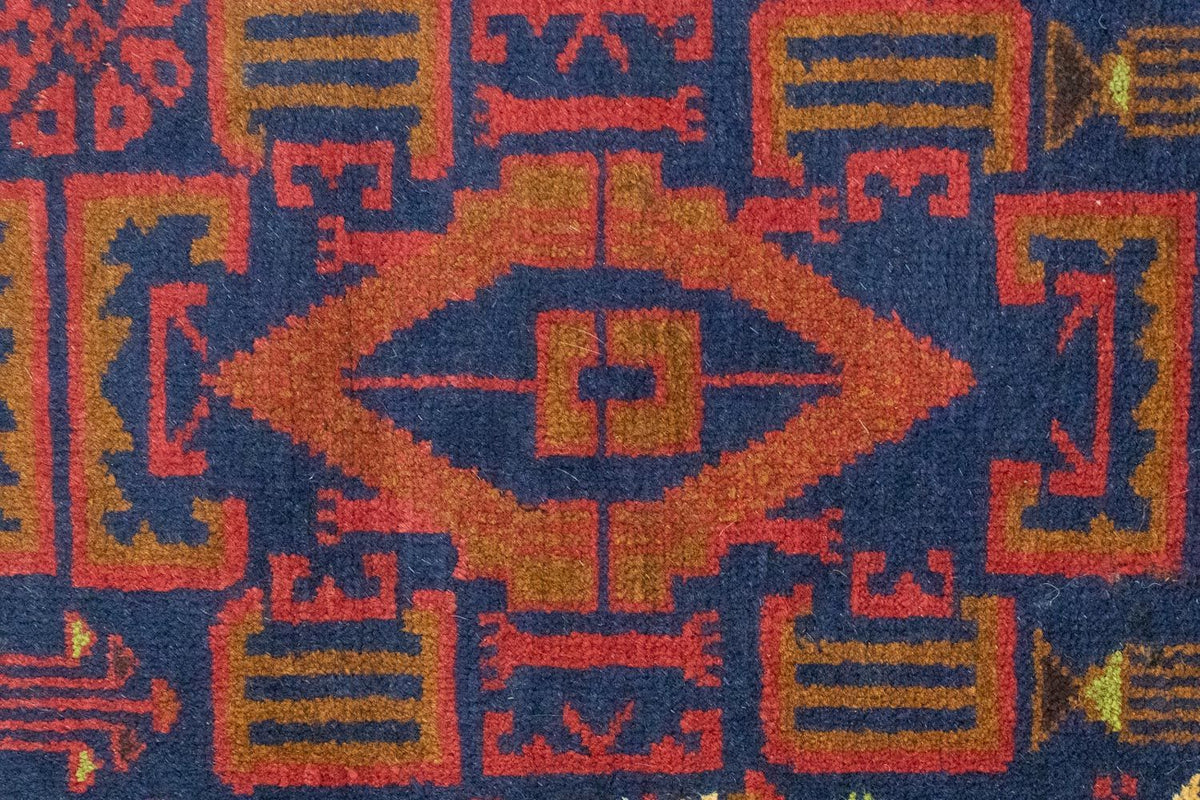Alfombra Belutsch - 135 x 81 cm - azul