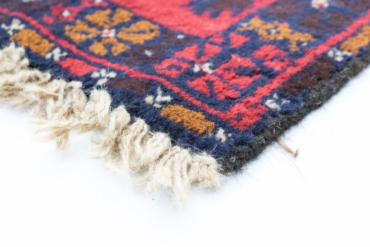 Alfombra Belutsch - 126 x 73 cm - rojo