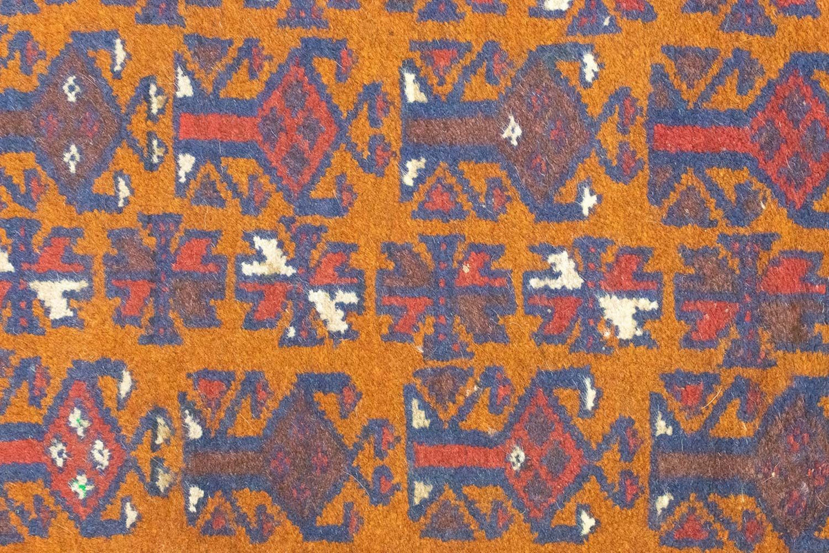 Alfombra Belutsch - 138 x 85 cm - naranja