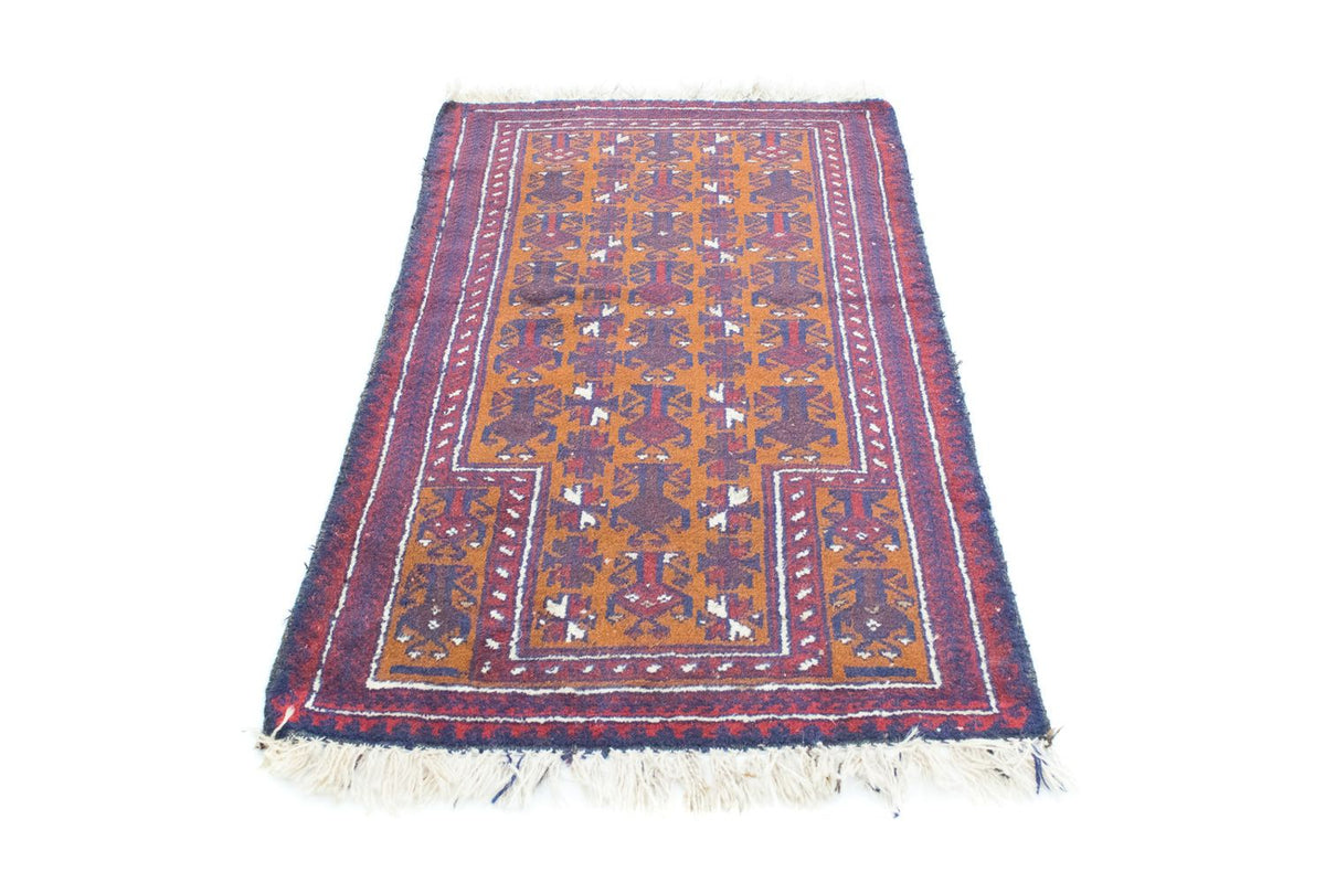 Alfombra Belutsch - 138 x 85 cm - naranja