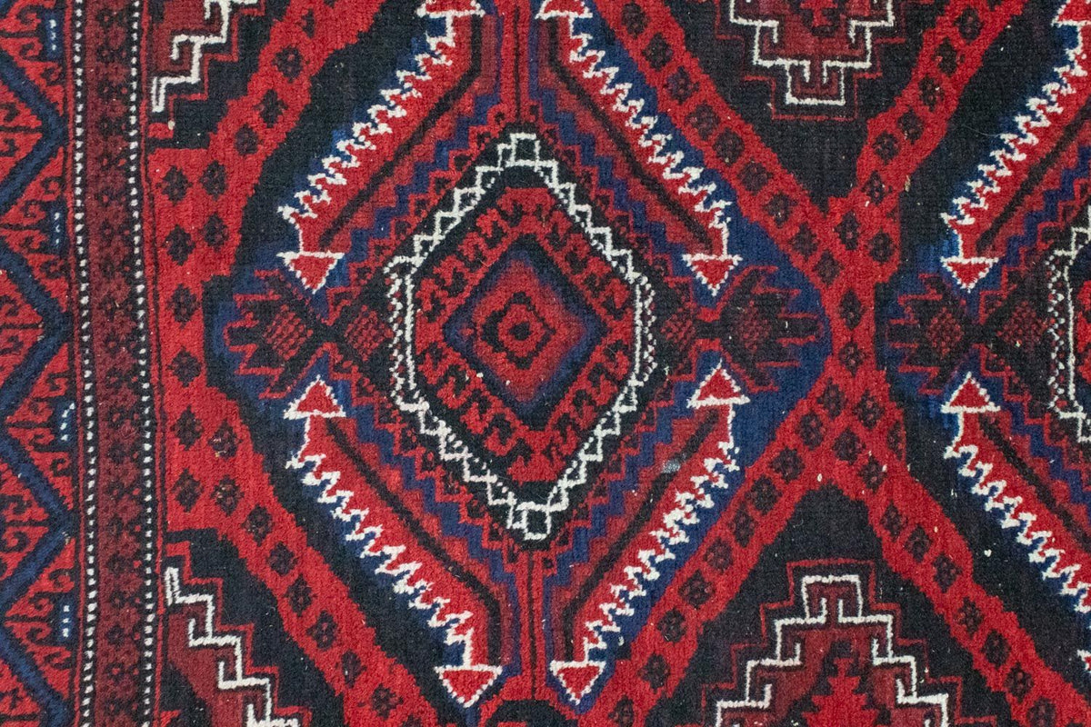 Alfombra Belutsch - 167 x 100 cm - rojo