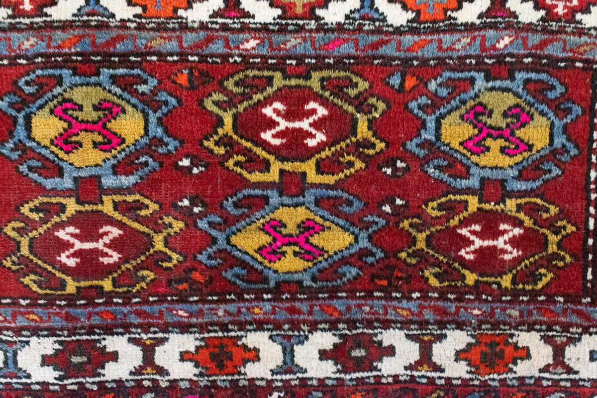 Alfombra persa - Nómada - 106 x 50 cm - rojo