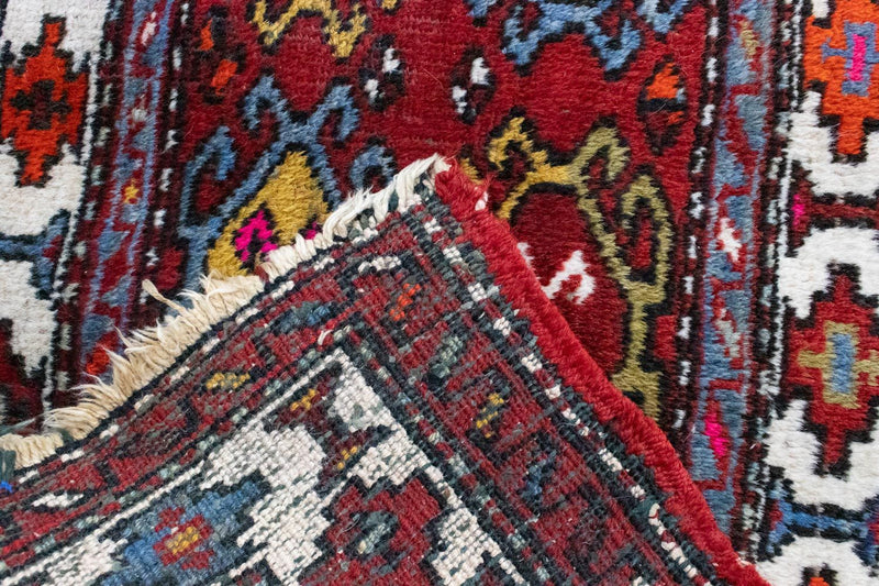 Alfombra persa - Nómada - 106 x 50 cm - rojo