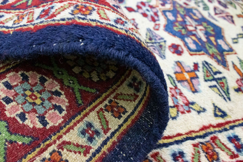 Alfombra Turkaman - 167 x 100 cm - azul