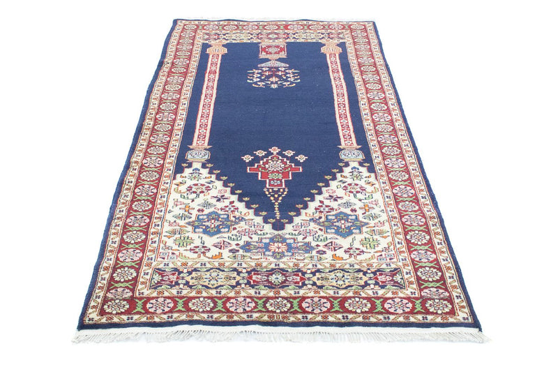 Alfombra Turkaman - 167 x 100 cm - azul