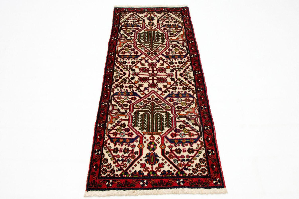 Alfombra de pasillo Alfombra persa - Nómada - 152 x 57 cm - beige