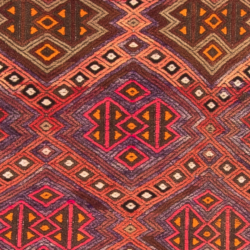 Alfombra de pasillo Alfombra Kelim - Antigua - 380 x 70 cm - multicolor