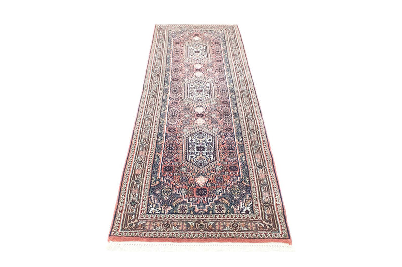Alfombra de pasillo Alfombra oriental - 200 x 68 cm - rosa