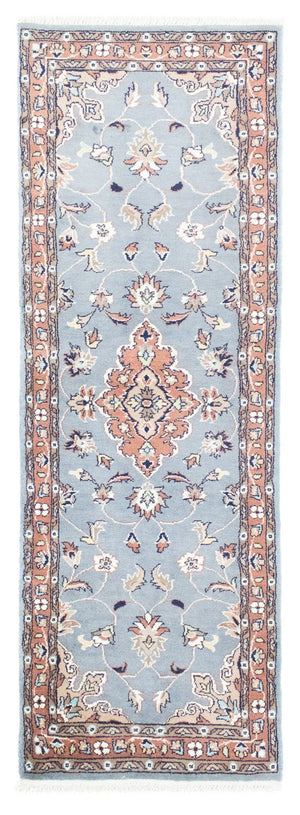 Alfombra de pasillo Alfombra oriental - 187 x 63 cm - azul claro