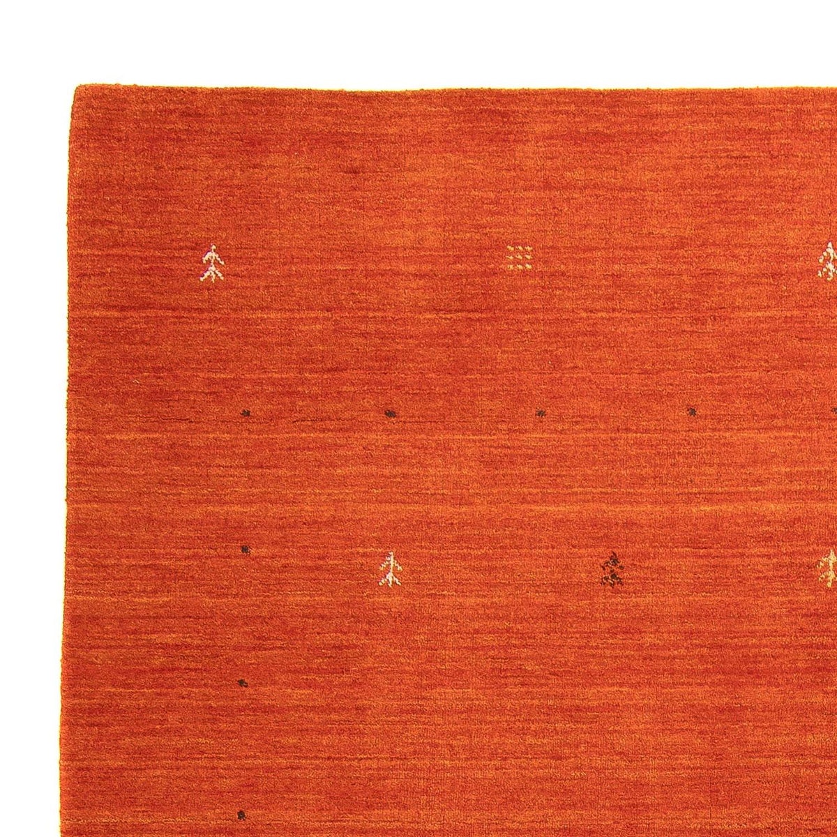 Alfombra Gabbeh - Loribaft Softy - 243 x 171 cm - rojo oscuro