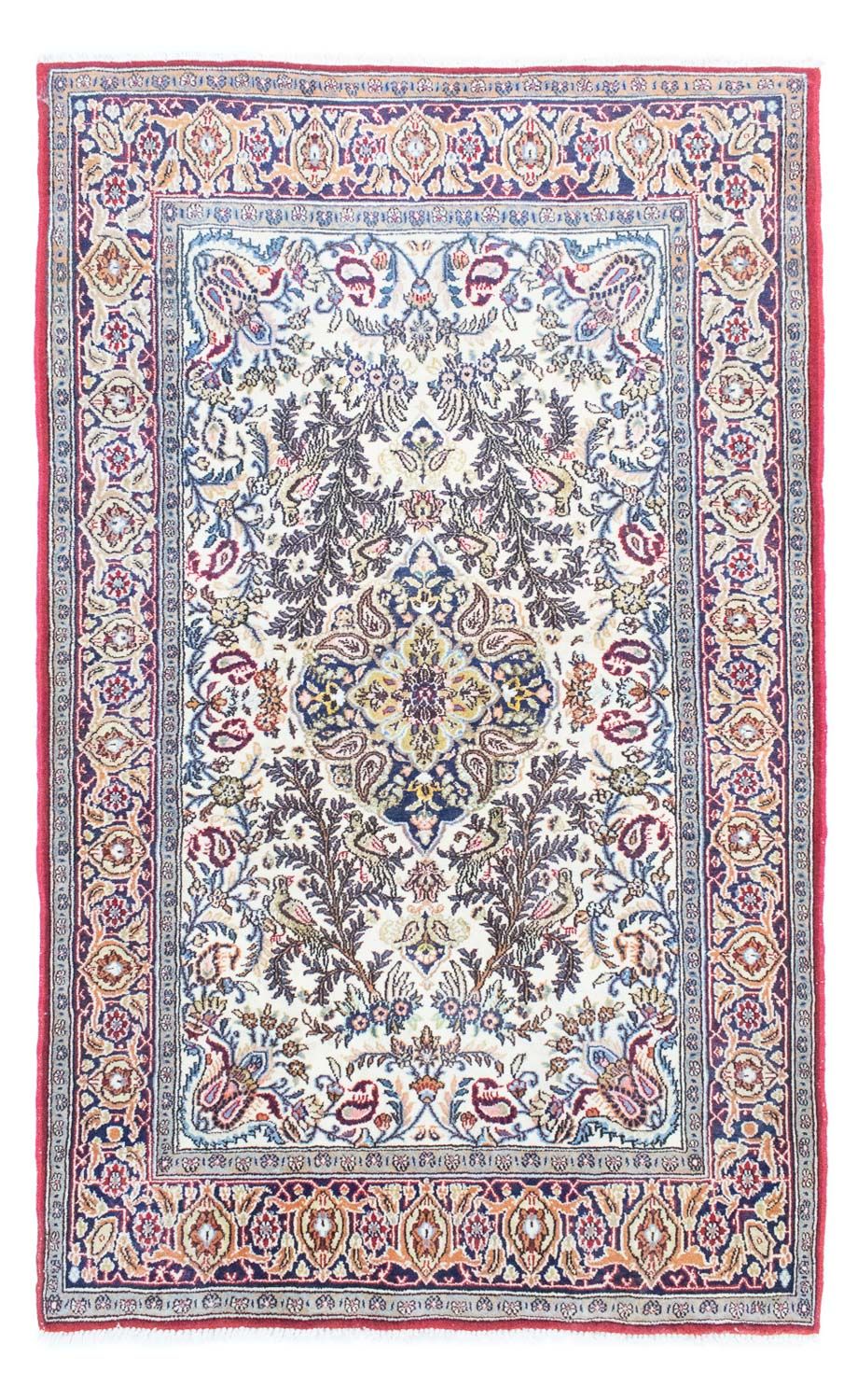 Alfombra persa - Ghom - 166 x 105 cm - beige