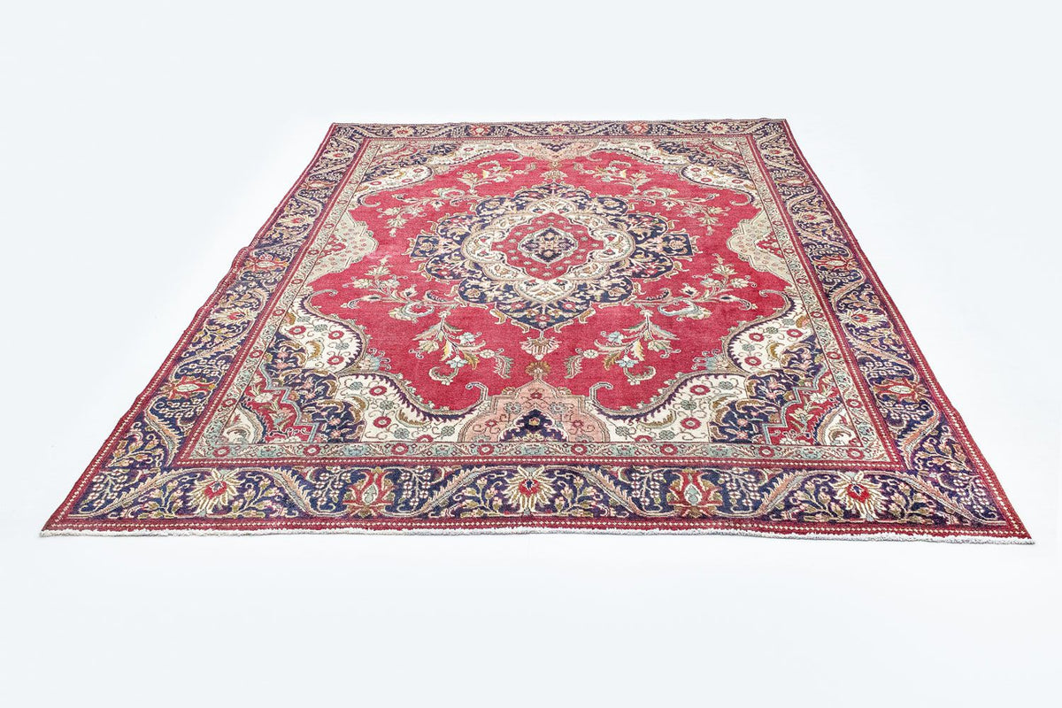 Alfombra persa - Tabriz - 367 x 277 cm - rojo