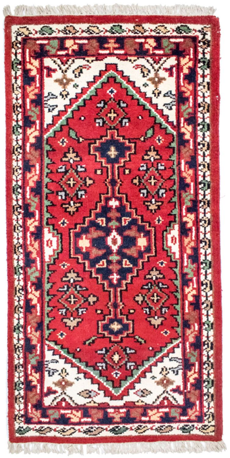 Alfombra oriental - 160 x 90 cm - rojo