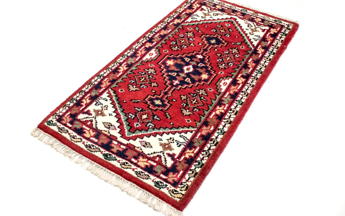 Alfombra oriental - 160 x 90 cm - rojo