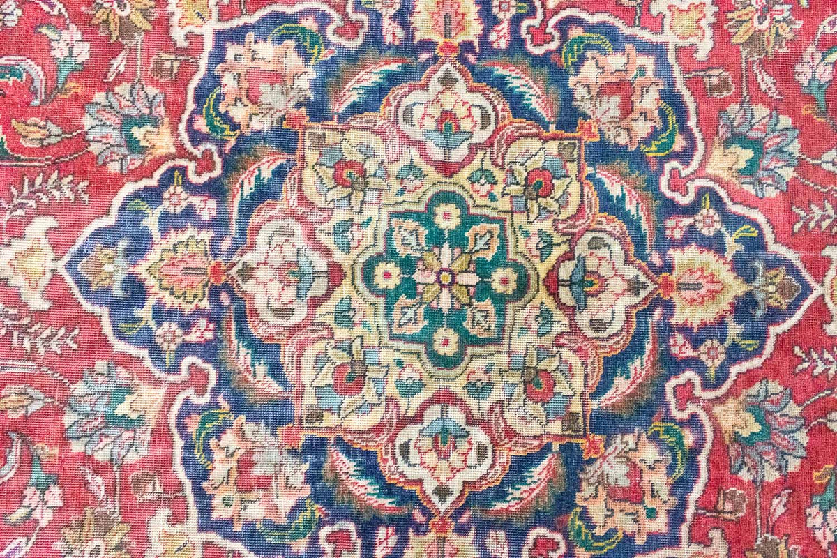 Alfombra persa - Tabriz - 375 x 285 cm - rojo