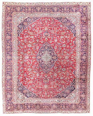 Alfombra persa - Keshan - 367 x 282 cm - rojo