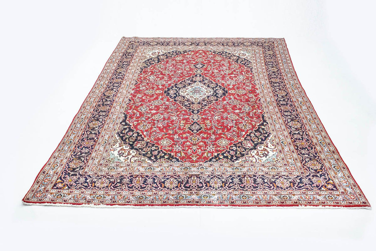 Alfombra persa - Keshan - 337 x 241 cm - rojo