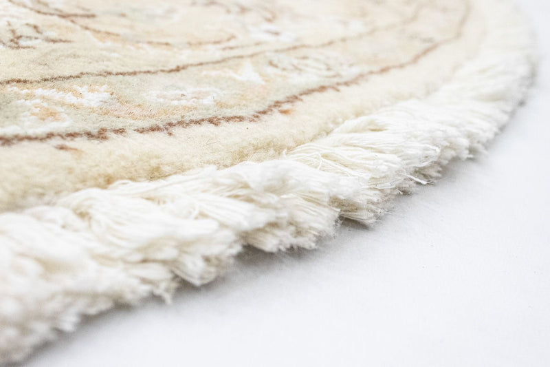 Alfombra Persa - Nain - Real redondo  - 150 x 150 cm - beige