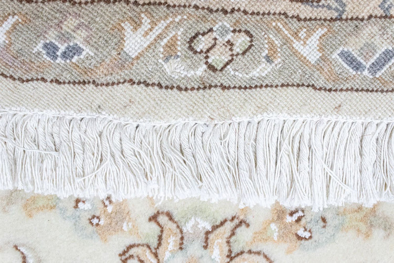 Alfombra Persa - Nain - Real redondo  - 150 x 150 cm - beige