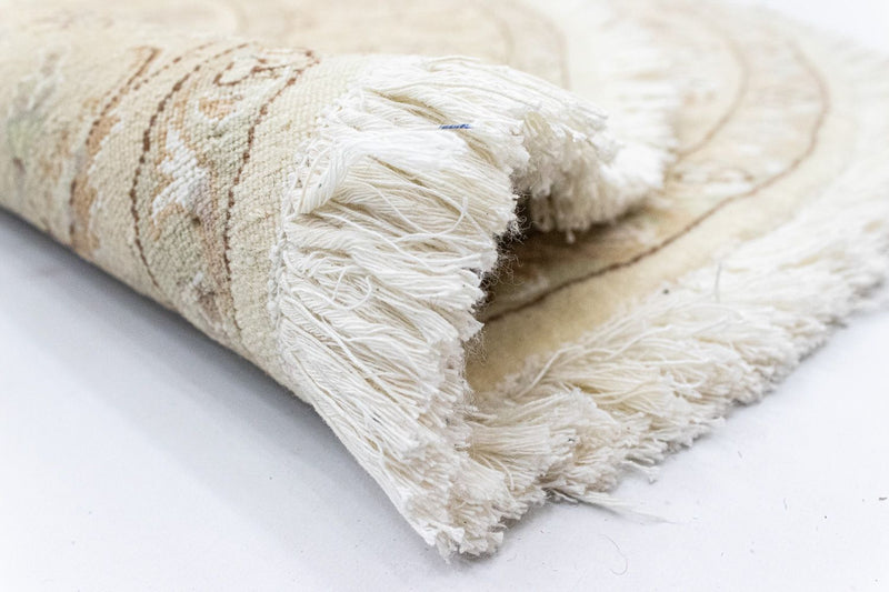 Alfombra Persa - Nain - Real redondo  - 150 x 150 cm - beige
