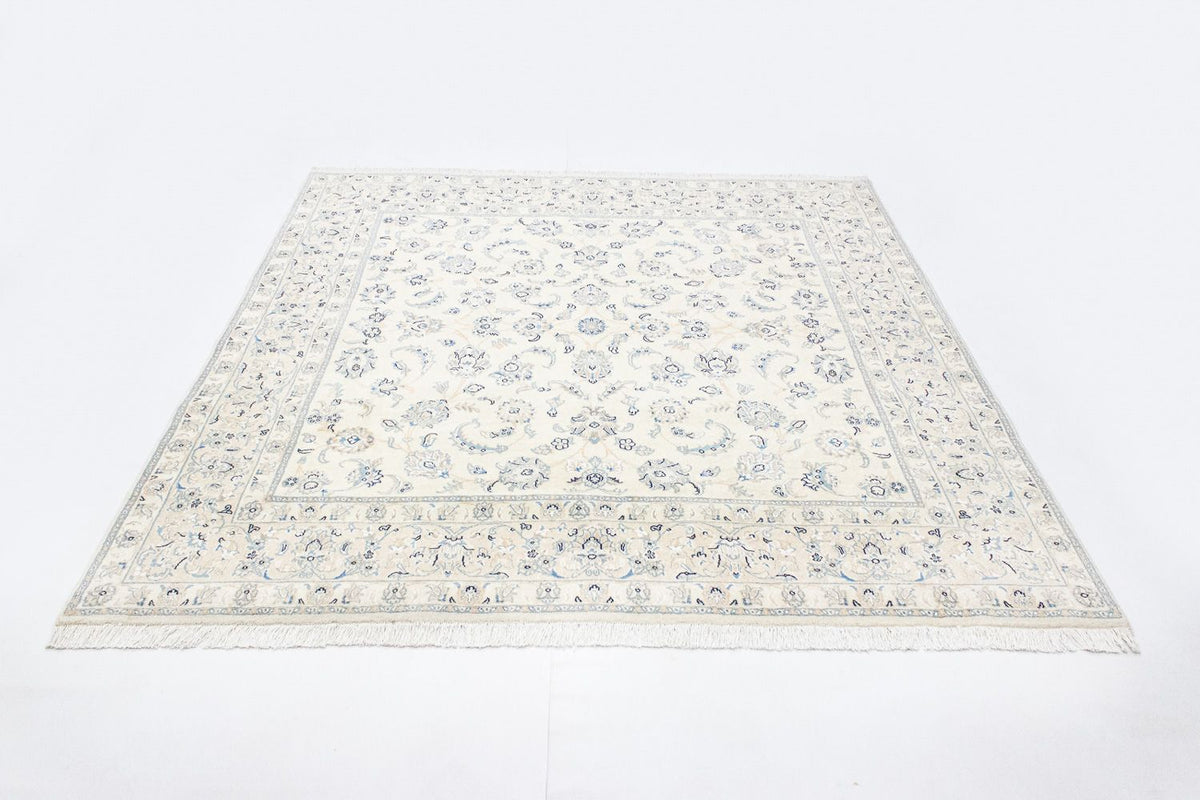Alfombra Persa - Nain - Real cuadrado  - 210 x 200 cm - beige