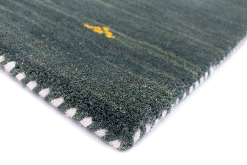 Alfombra de pasillo Alfombra Gabbeh - Softy - 184 x 62 cm - verde
